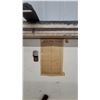 Image 6 : Antique Wooden Carpenters Tool Box with Metal Lining and Interior Shelf 12 x 28 x 19"