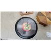 Image 5 : Vintage Games Lot: Skip-Bo, Cribbage Boards, Record Clock, Vintsge Mini Turntable, and More
