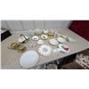 Image 1 : Assorted Vintage China Plates, Creamers, and More