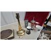 Image 6 : Vintage Box Fan and Double Burner Electric Hot Plate Starbuck Drinkware and Lamp