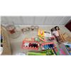 Image 3 : Vintage Christmas Light Bulbs, Poinsettia Glassware, Dolls, and More