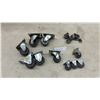 Image 1 : Assorted Swivel Casters with Plate Mounts, Various Sizes