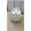 Image 5 : Art Deco White Milk Glass Skyscraper Pendant Light Fixture with Bronze Fitter 21" Tall