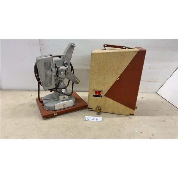 Keystone 1093 8mm Film Projector with Original Carrying Case