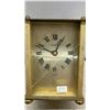 Image 10 : Vintage Ashtrays, Brass Carriage Clock (Crack on Face) Cast Iron Wheat Sheaf Doorstop, Matchbooks