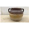 Image 2 : Vintage Stoneware Bean Pot with Handles, Mixing Bowl, 2 Lids