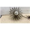 Image 3 : Vintage Smoked Acrylic Petal Swag Hanging Pendant Lamp with Chain and Cord