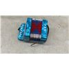 Image 7 : Children's Button Accordion with Blue Pearloid Finish, Seven Treble and Three Bass Buttons