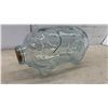 Image 4 : Vintage Libbey "This Little Pig Went to Market" 5 Gallon Piggy Bank with Cork Plug Nose