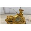 Image 6 : United Self-Starting Fishing Boy Mantel Clock with Lighted Aquarium Scene