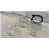 Image 4 : Vintage Long John Beverage Dispenser, Ribbed Glass on Pedestal Base