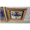 Image 2 : Four Framed Mirrored Signs Including Stroh's Beer, Labatt's, and Mr. Bill 11 x 14" Carnival Prizes