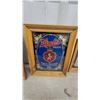 Image 3 : Four Framed Mirrored Signs Including Stroh's Beer, Labatt's, and Mr. Bill 11 x 14" Carnival Prizes