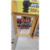 Image 5 : Four Framed Mirrored Signs Including Stroh's Beer, Labatt's, and Mr. Bill 11 x 14" Carnival Prizes