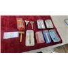 Image 1 : Collection of Vintage Gillette Safety Razors with Cases and Valet AutoStrop Razor and More 10x