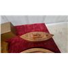 Image 4 : Cribbage Board Collection with Brass Inlay Board, Poker Chips, and Playing Cards