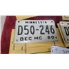 Image 5 : Collection of Minnesota Motorcycle License Plates, December 1980, Dealer Plates D50 Series and More