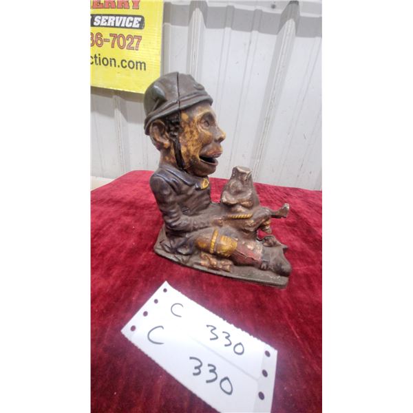 "Paddy and the Pig" Cast Iron Mechanical Bank Old