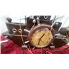 Image 2 : Snider Art Deco Sailing Ship Clock with Chrome Sails and Chrome One Lights Up