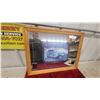 Image 1 : Rolls Royce Springfield Phantom I 1928Advertising Mirror in Oak Frame 18 x 24"