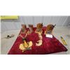 Image 1 : Vintage Wood Carved Deer Head Wall Plaque, Metal Pheasant and Gunter Book Ends, and More