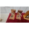 Image 3 : Vintage Wood Carved Deer Head Wall Plaque, Metal Pheasant and Gunter Book Ends, and More