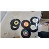 Image 4 : Box of 45 RPM Vinyl Records, Various Artists and Labels Ready for the Juke Box