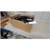 Image 1 : Box of 45 RPM Vinyl Records Including Black Sabbath, Pat Benatar, Chicago, and More Ready 4 the