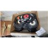 Image 2 : Box of 45 RPM Vinyl Records Including Black Sabbath, Pat Benatar, Chicago, and More Ready 4 the