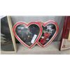 Image 2 : Heart-Shaped Wall Clock with Roses, Nautical Print, and Art Nouveau Mirror