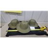 Image 1 : 3x Metal Western Cowboy Hats ??Planters Decore