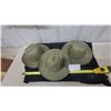 Image 2 : 3x Metal Western Cowboy Hats ??Planters Decore