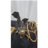Image 8 : Vintage Brass Horse and Horseshoe Mantel Clock with Lamp
