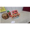 Image 7 : Pork Barrel Pig Coin Bank, Beaver Bank with Green Hat, and Noah's Ark Toy