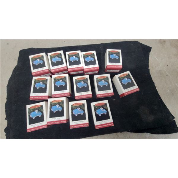 Hallmark Keepsake Murray Champion Kiddie Car Classics Ornaments, Lot of 14