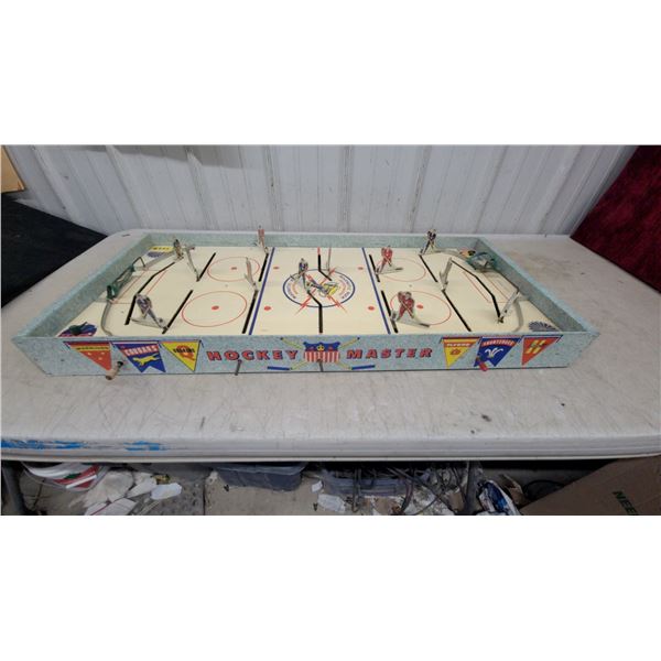 Munro Games Hockey Master Magnetic Puck Table Hockey Game with Esso Advertising