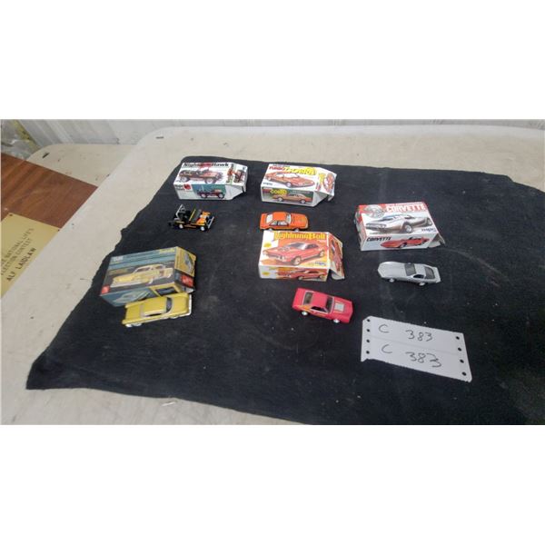 Collection of Die Cast 1/64 Car Including '58 Chevrolet Impala, Mustang Turbo Cobra, and More