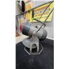Image 2 : Vintage Railway Signal Lantern with Red Lens and Cp Rail Marker Lights