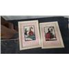 Image 6 : Mastercrafters Swinging Children Electric Motion Clock with Two Framed Silouetts