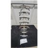 Image 1 : Collection of Seven Pairs of Decorative Reading Eyeglass Frames with Display Stand