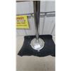 Image 3 : Vintage Chrome and Aluminum Pedestal Smoking Stand with Decorative Handle