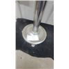 Image 4 : Vintage Chrome and Aluminum Pedestal Smoking Stand with Decorative Handle