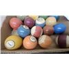 Image 4 : Vintage Pool Ball Set with Bumper Pool Balls and More
