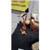 Image 5 : Carved Wooden Bird Sculpture, Ceramic Totem Pole Decanter, Nemadji Vase, and More