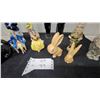 Image 8 : Collection of Ceramic Figurines, Black Cat Teapot and Art Nouveau Bud Vase and More