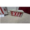Image 2 : Three Vintage Exit Signs with Red Lettering and More