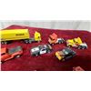 Image 2 : Collection of 10 Slot Car Vehicles Including for Race trackRyder Truck, Police Car, and More