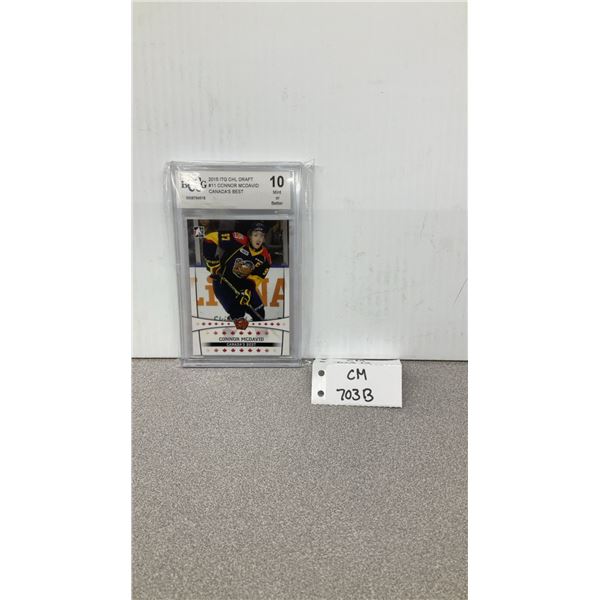 Graded Conner McDavid Pre Rookie Card