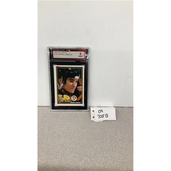Graded Mario Lemieux Pittsburgh Penguins Card