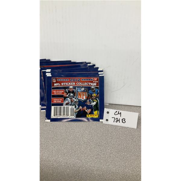 20 Unopened Panini 2012 NFL Sticker Packs